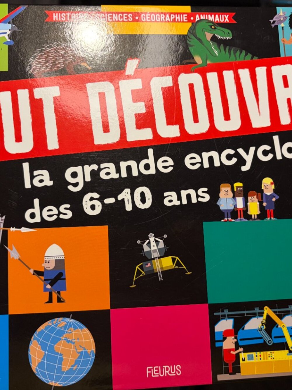 📚 FRENCH Immersion Kids Book: Large Fleurus Encyclopedia